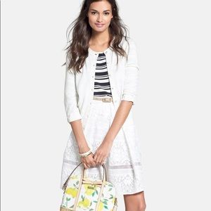 NWT Rebecca Taylor Lace Flare Skirt